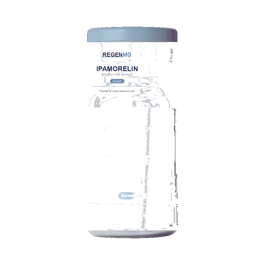 Ipamorelin research peptide vial